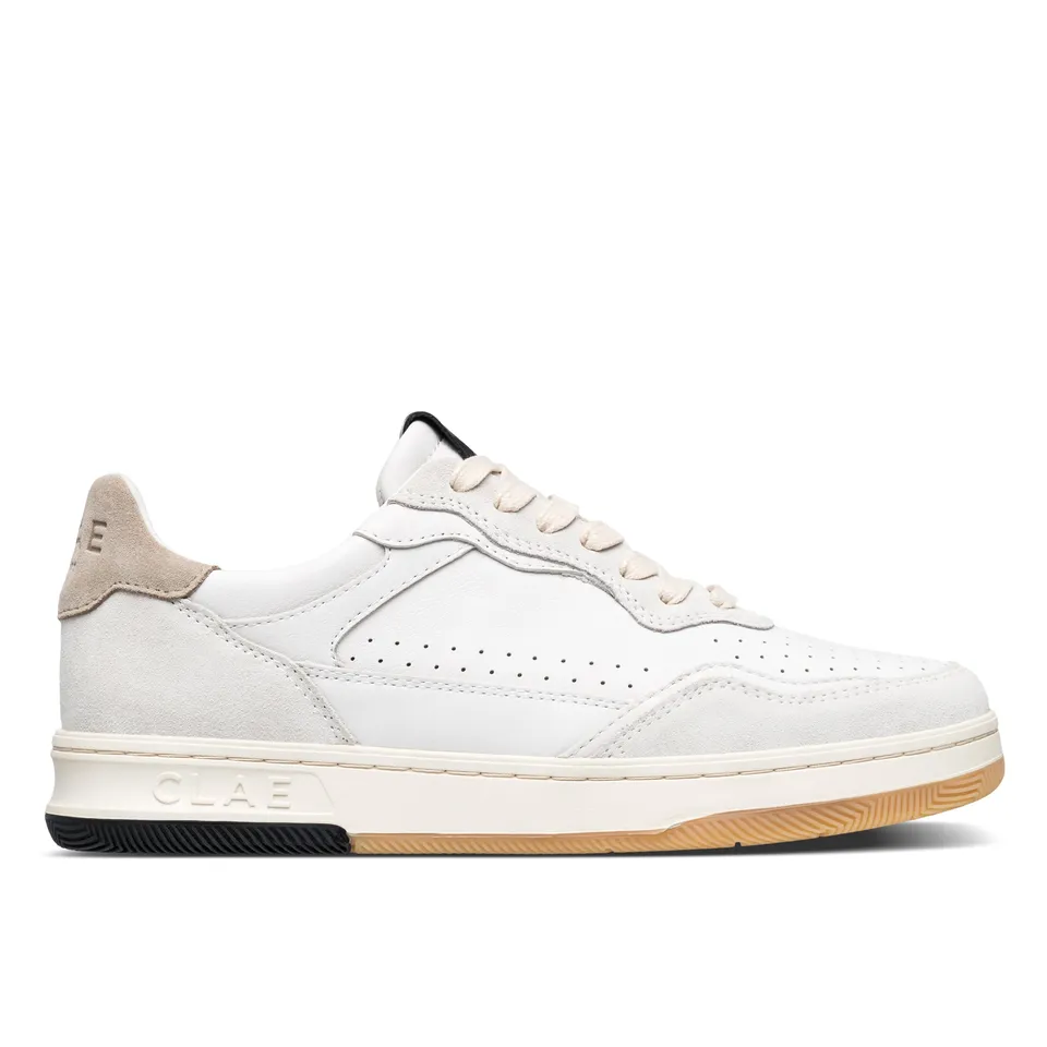 clae-haywood-sneaker-white-feather-black image 1