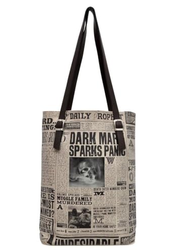 dogo-tall-bag-vegane-damen-umh-ngetasche-daily-prophet-harry-potter image 8