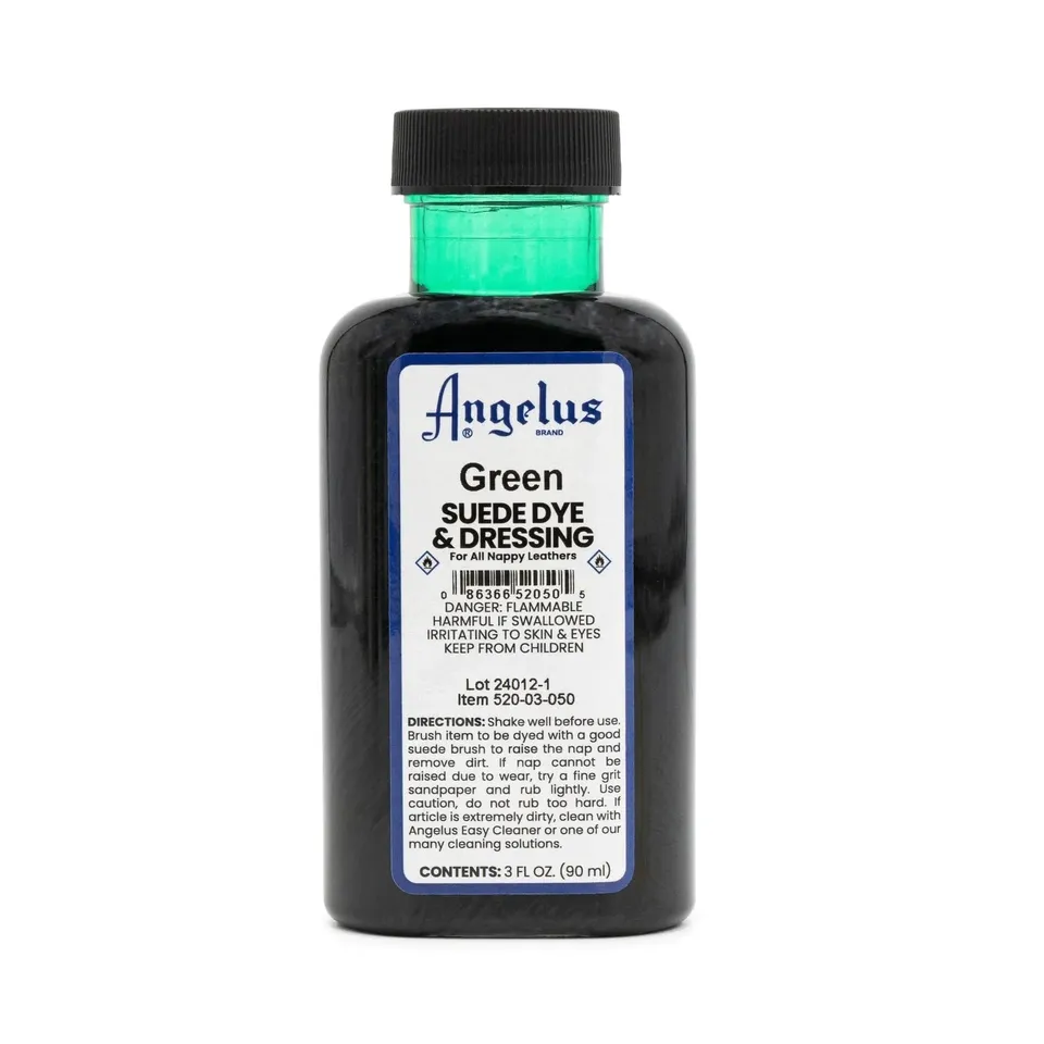 angelus-green-suede-dye-wildlederfarbe-3-oz image 1