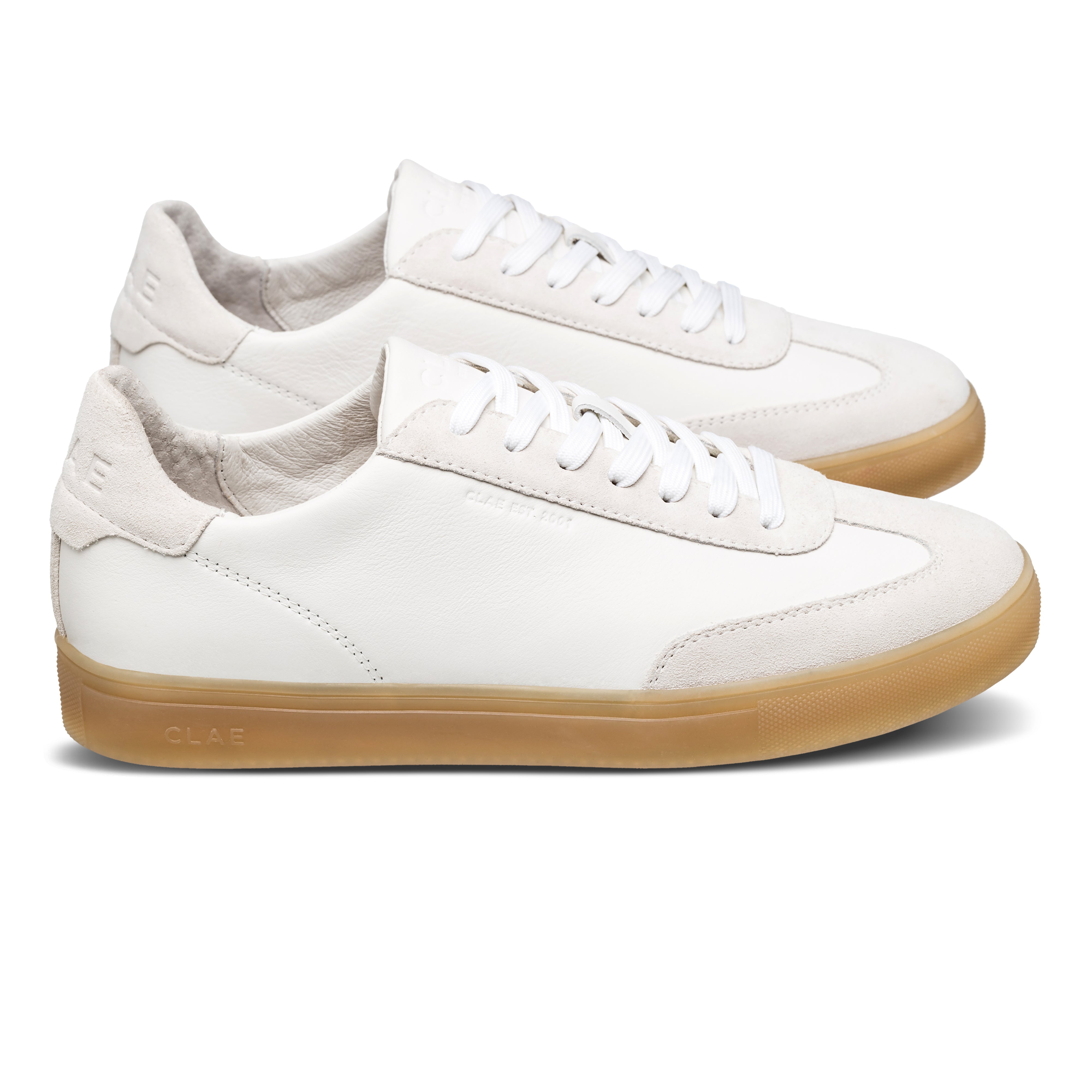 clae-deane-white-silver-mink-clear-damen-court-sneaker image 6