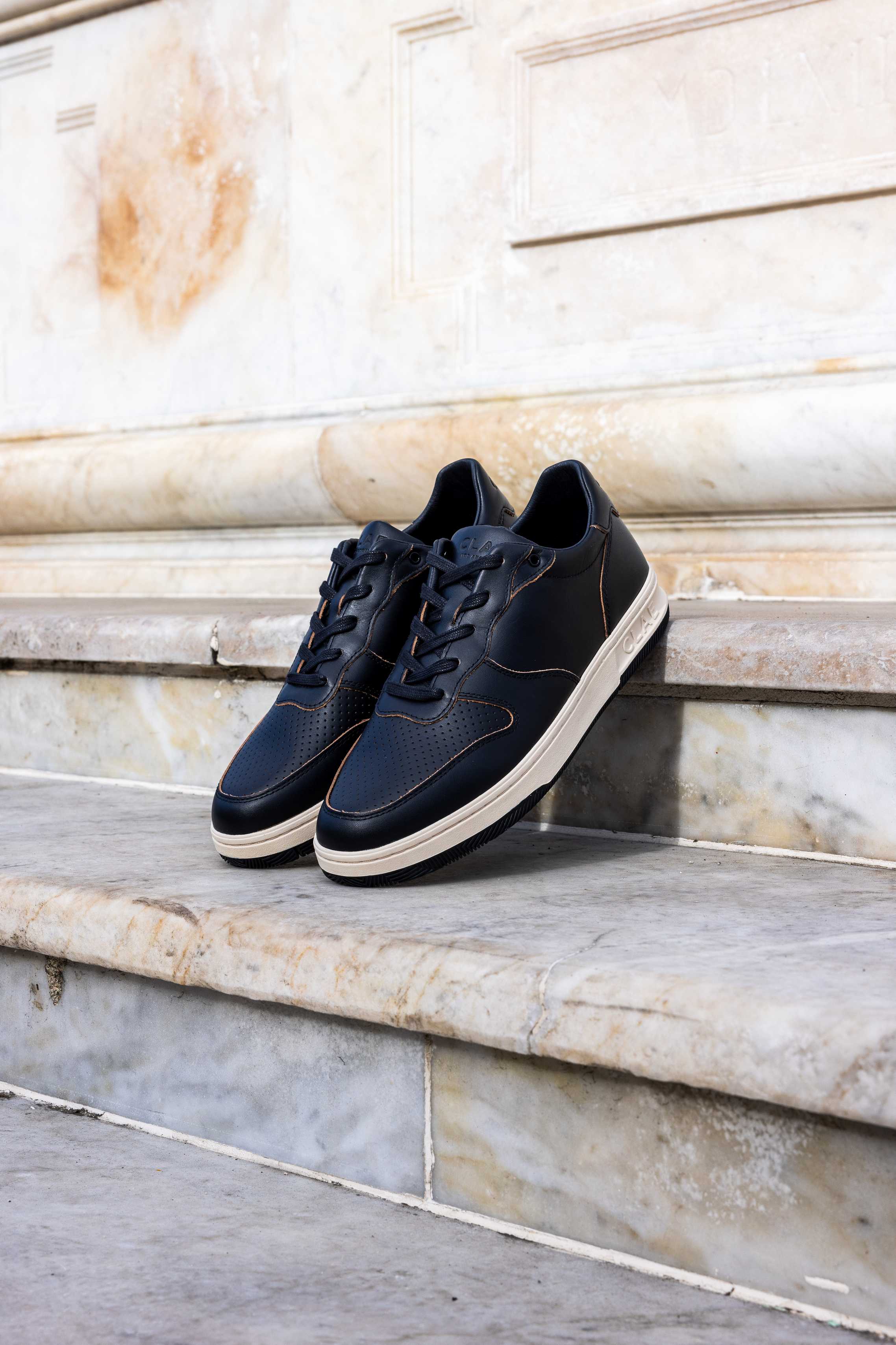 clae-malone-herren-court-sneaker-premium-leder-low-top image 2