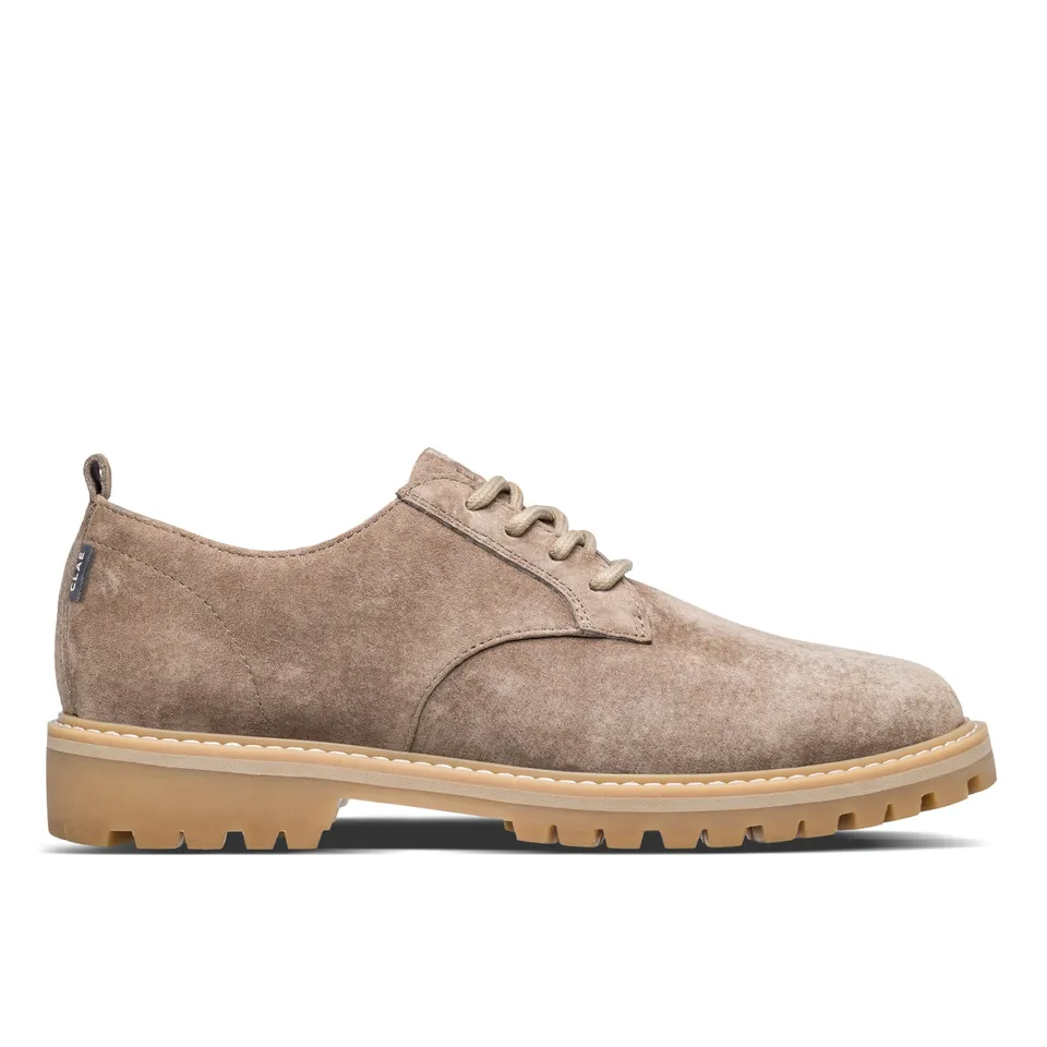 clae-logan-derby-sneaker-silver-mink-suede image 1