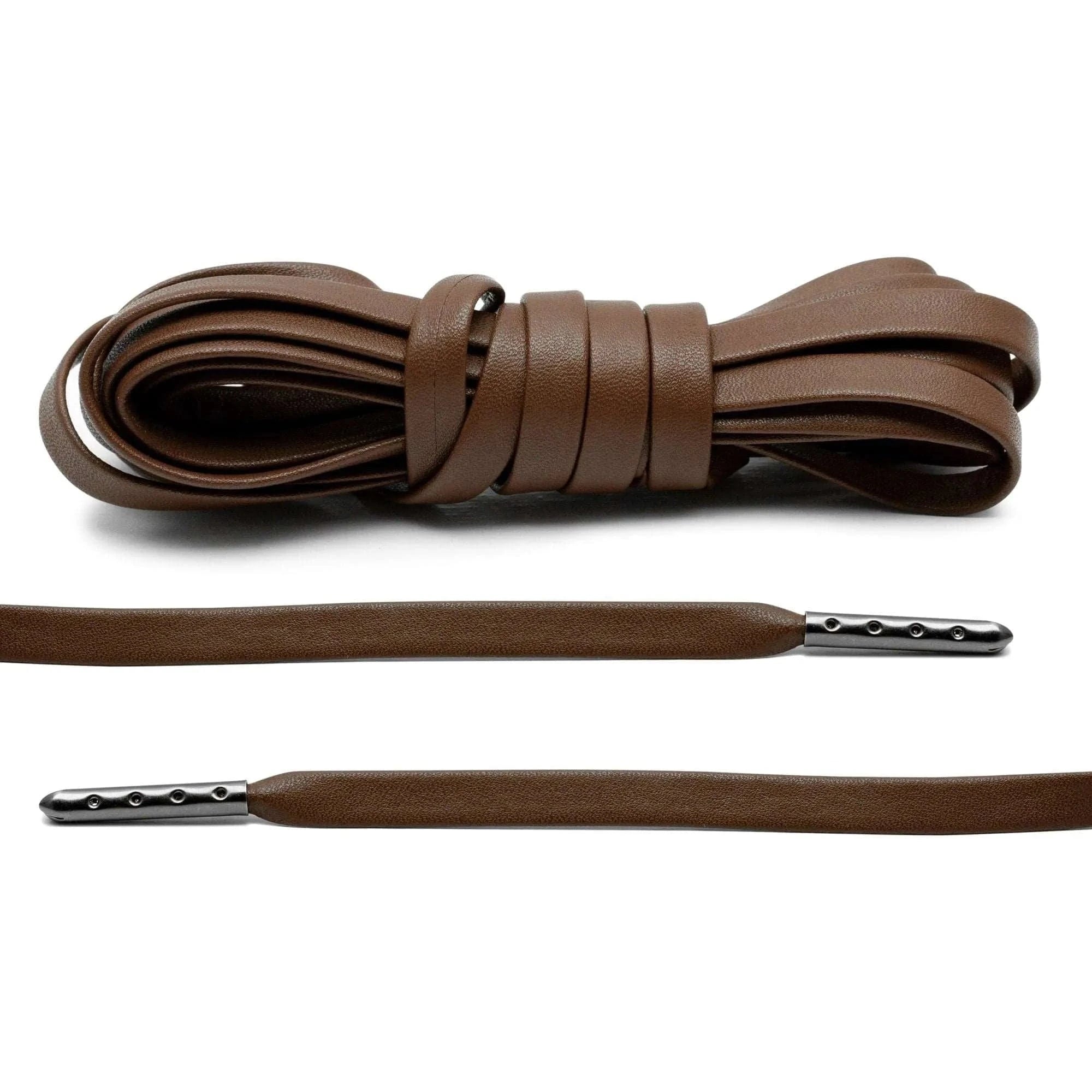 angelus-brown-luxury-leather-laces-gunmetal-leder-schn-rsenkel image 1