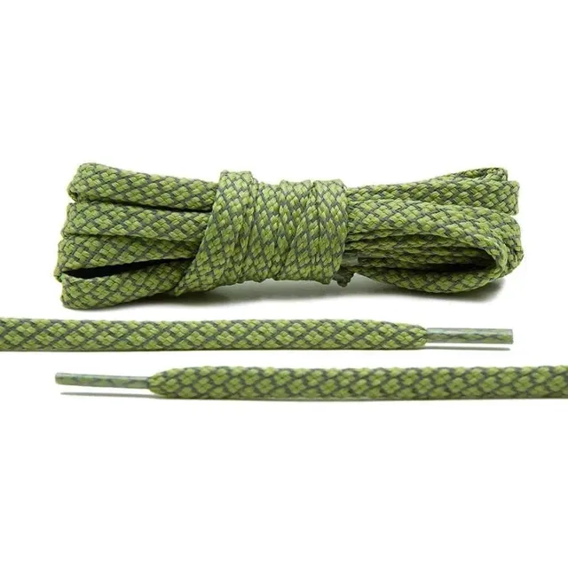 angelus-olive-reflective-flat-laces-1-0-flache-schn-rsenkel image 1