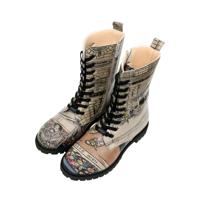 dogo-zipsy-boots-vegane-damen-boots-bunte-nachhaltige-stiefeletten image 1