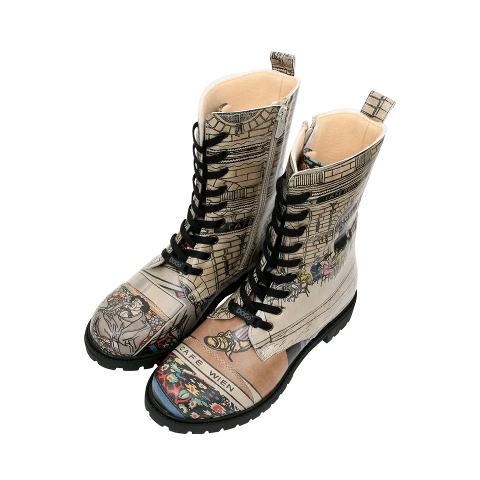 dogo-zipsy-boots-vegane-damen-boots-bunte-nachhaltige-stiefeletten image 1