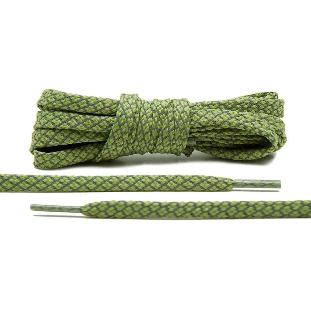 angelus-olive-reflective-flat-laces-1-0-flache-schn-rsenkel image 1