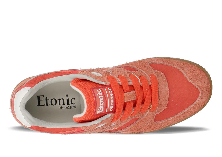 etonic-dropshot-80s-hot-coral-damen-sneaker-veloursleder-nylon image 5