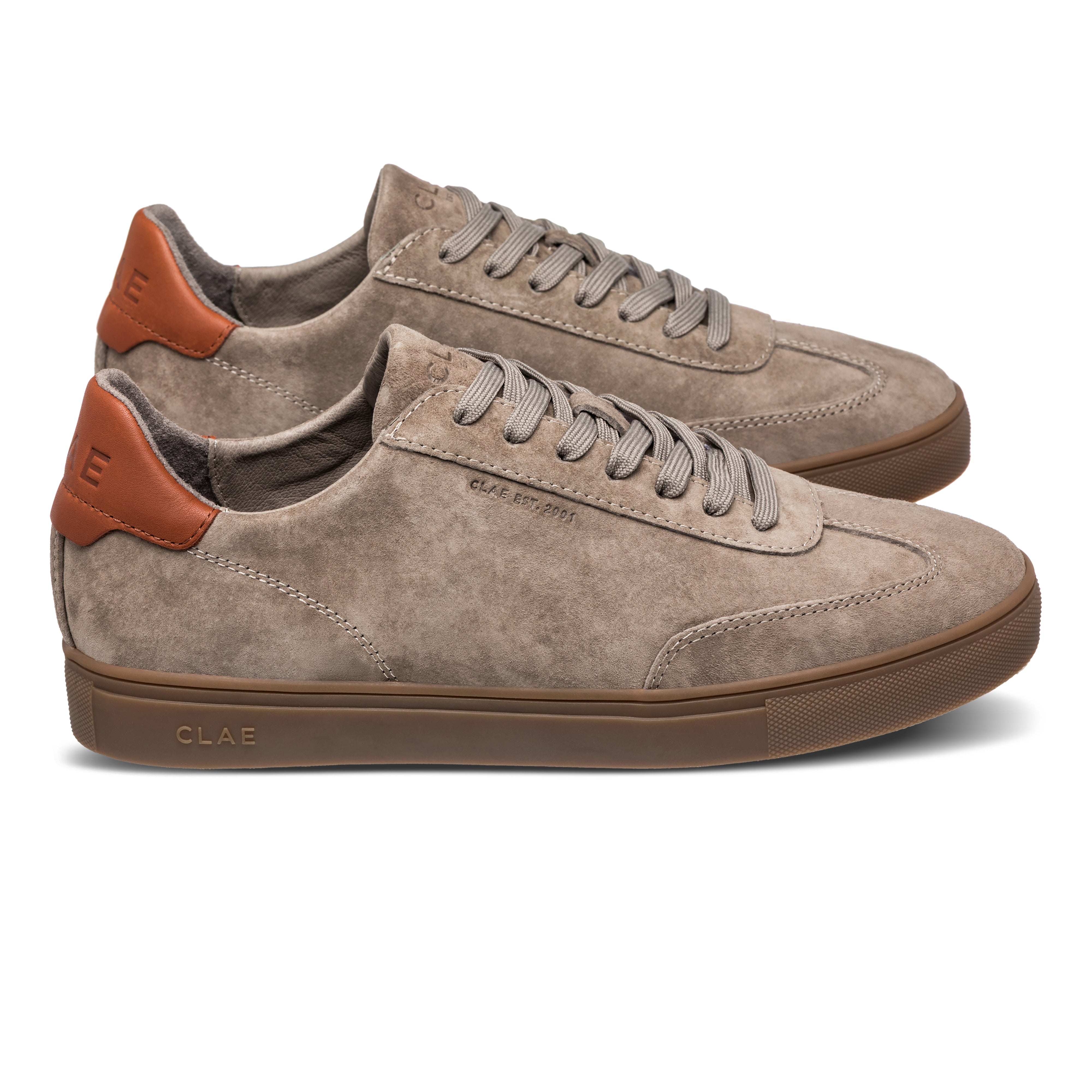 clae-deane-court-sneaker-fallen-rock-dark-gum-suede-nappa-t-toe image 6