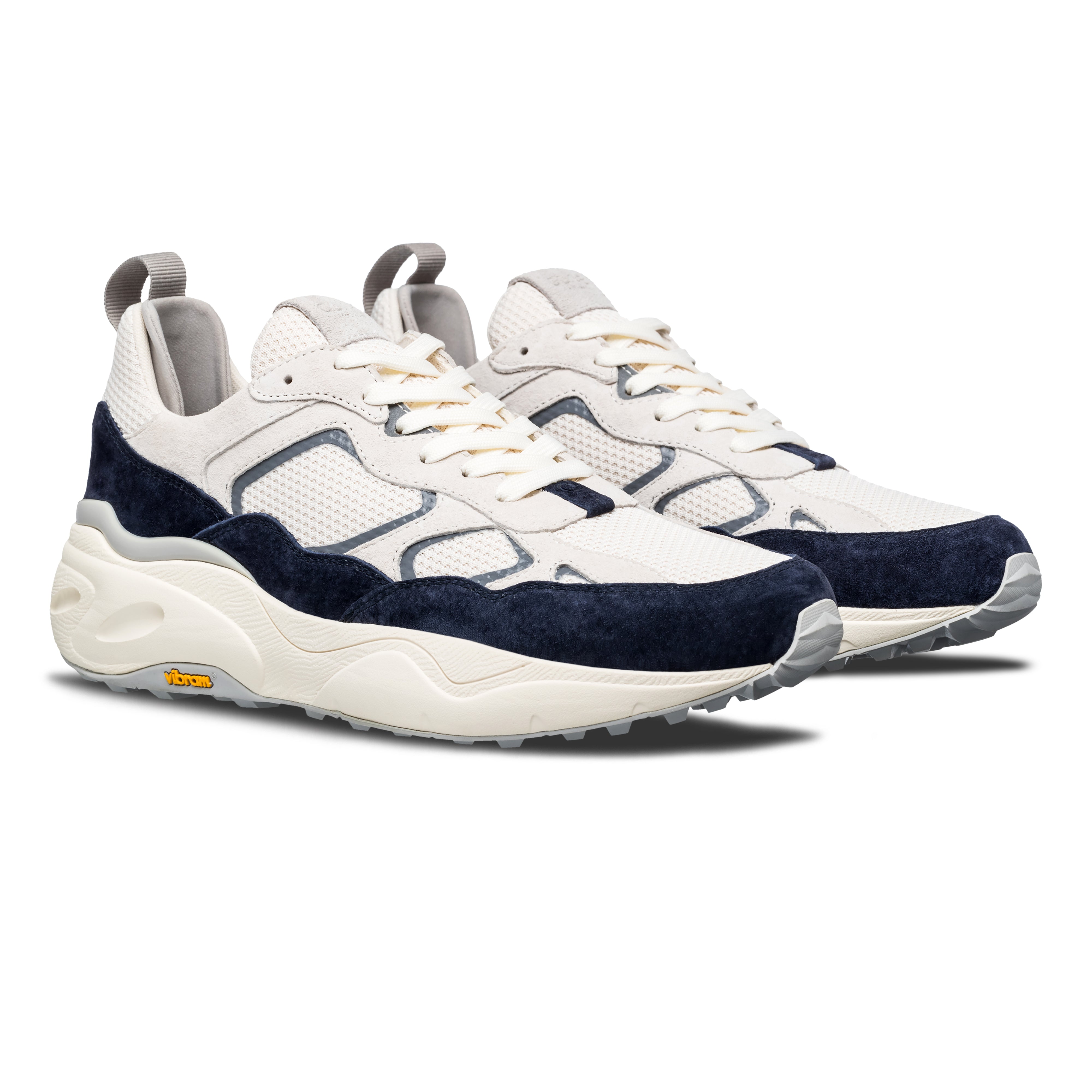 clae-salazar-runner-off-white-navy-mit-vibram-sohle image 4
