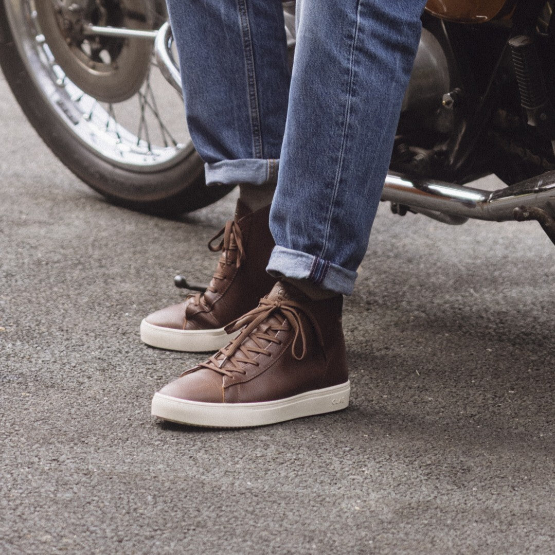 clae-bradley-mid-mid-top-sneaker-oiled-leather image 2