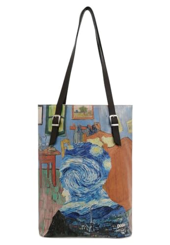 dogo-muse-tall-bag-vincent-van-gogh-lost-mind-vegane-tote image 4