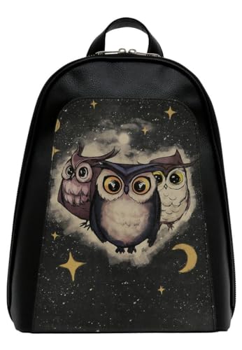 dogo-tidy-bag-veganer-damen-rucksack-owls-family image 4