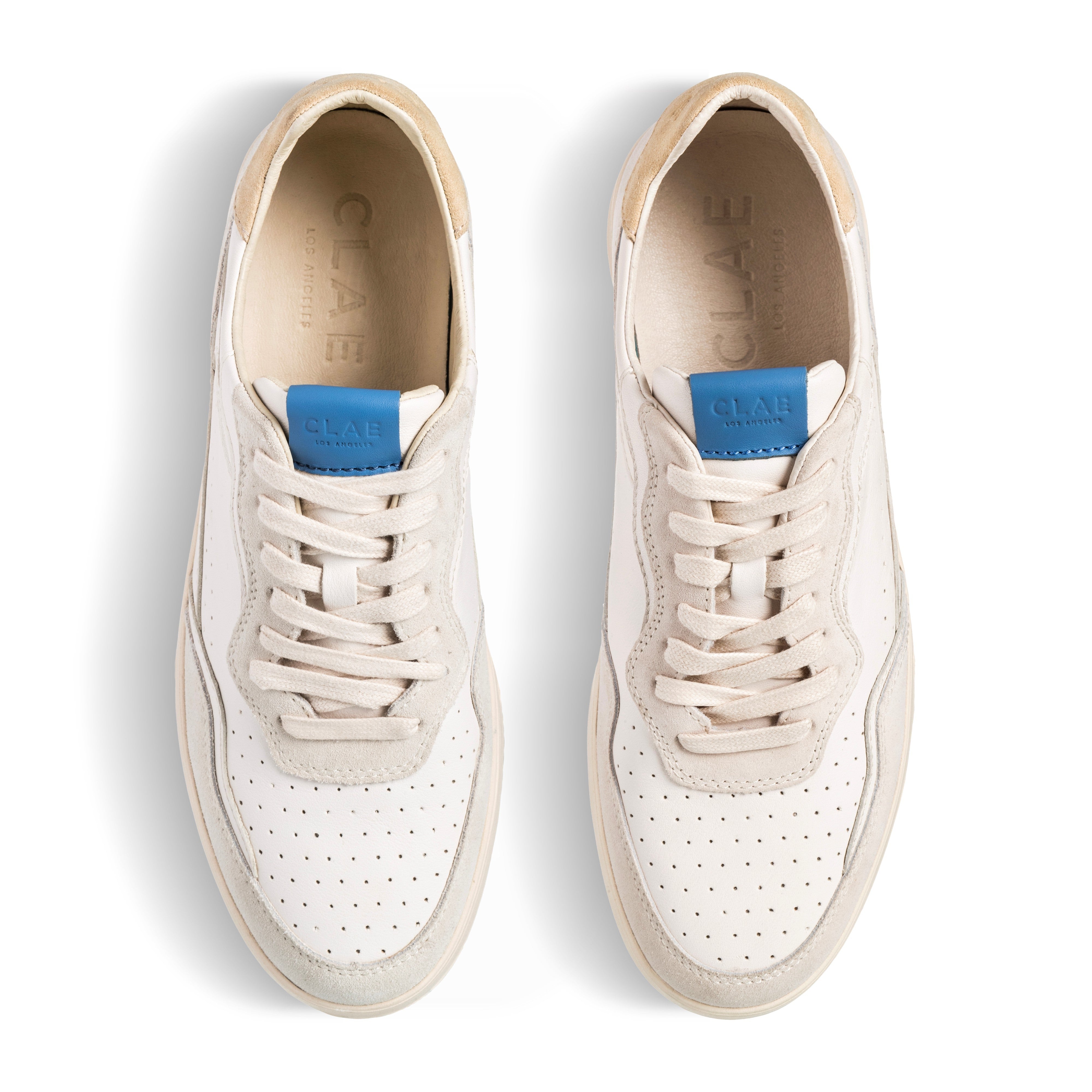 clae-haywood-retro-court-sneaker-nappa-leder-beige image 3