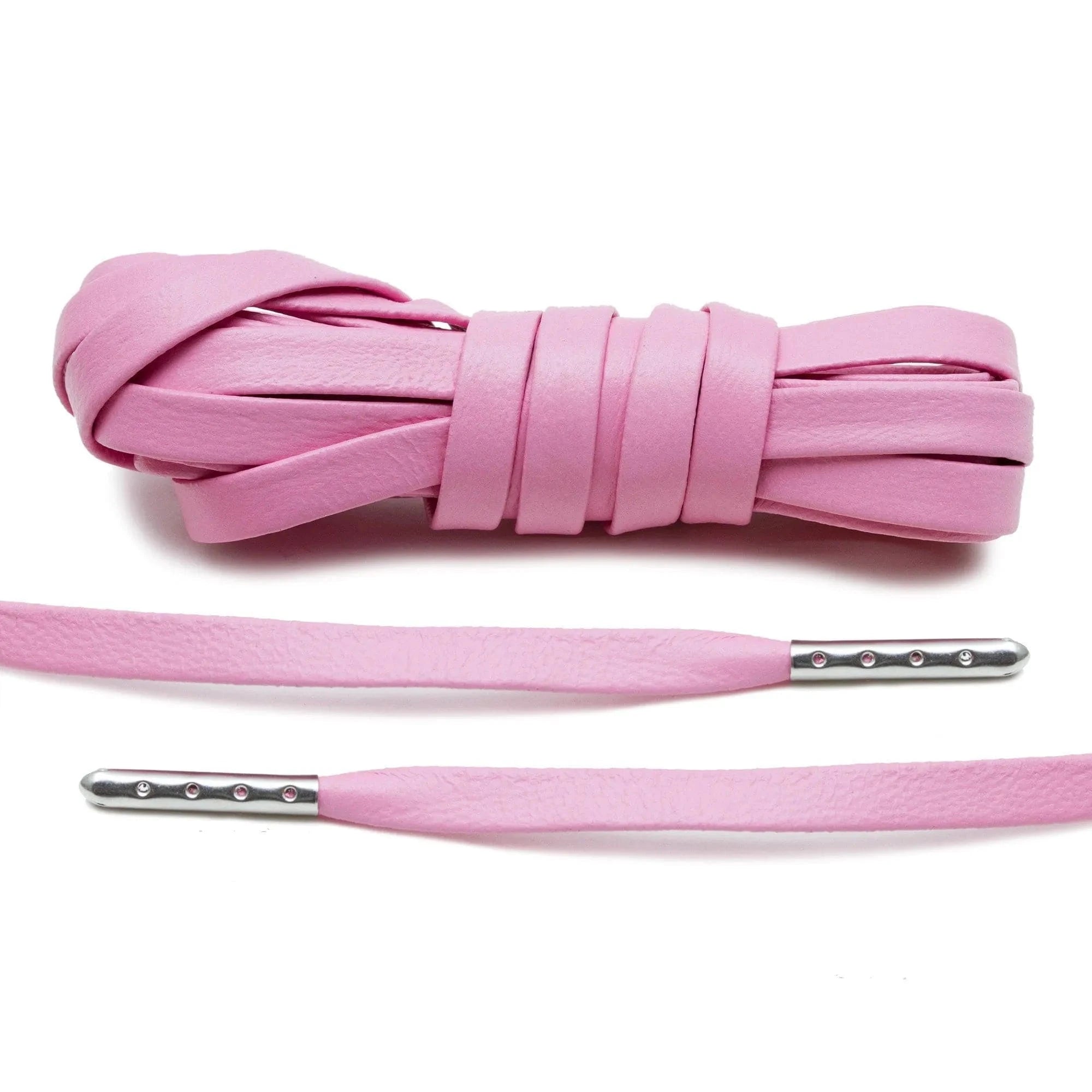 angelus-pink-luxury-leder-schn-rsenkel-mit-silber-aglets image 1