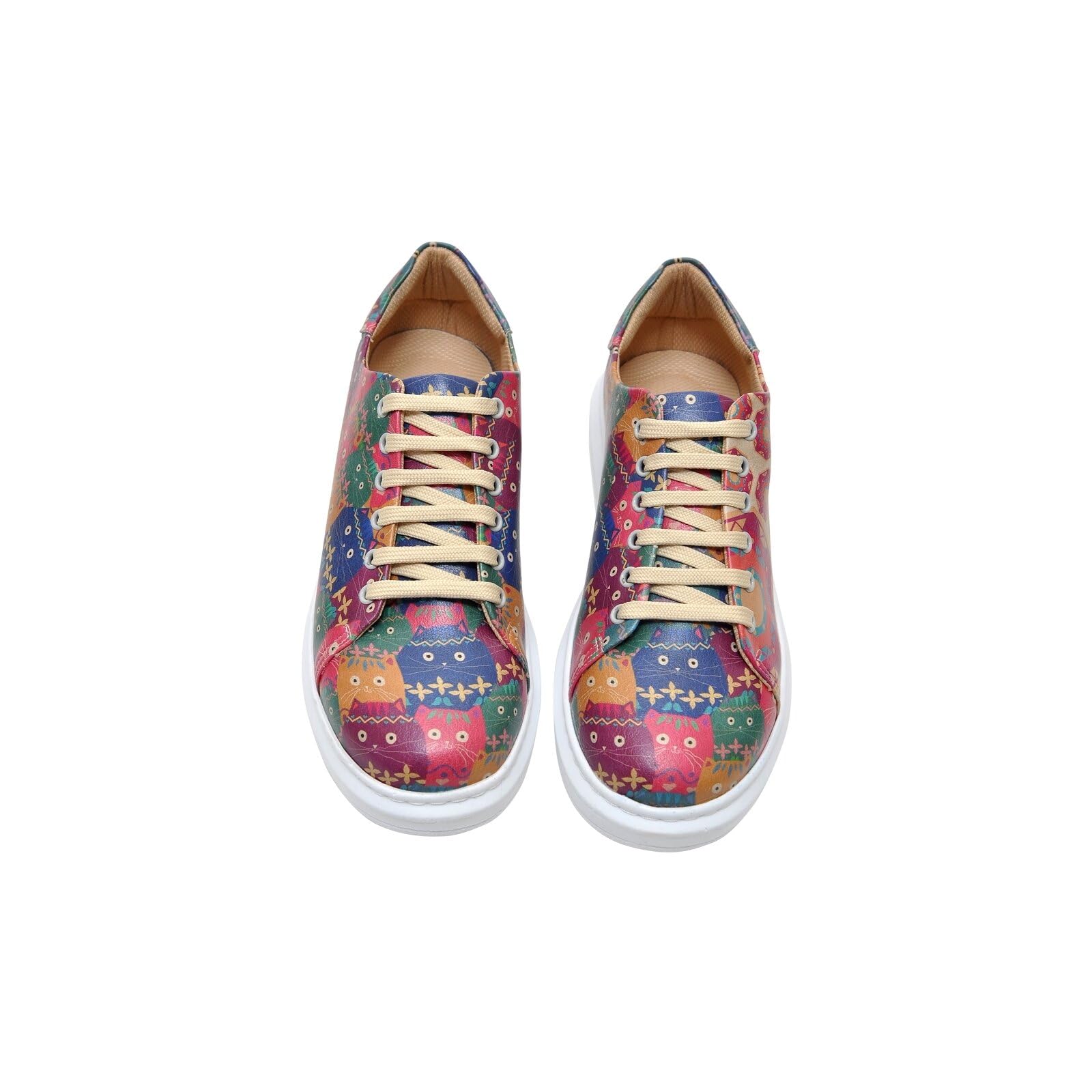 dogo-myra-damen-sneaker-vegan-bunt-mit-plateausohle image 6