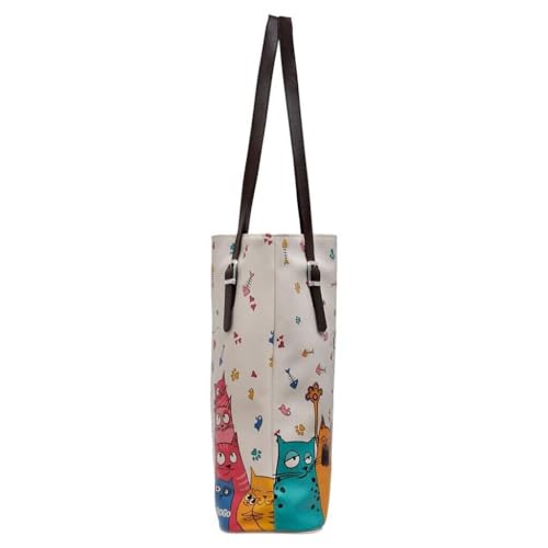 dogo-tall-bag-vegane-damen-schultertasche-umh-ngetasche-cat-lovers image 5