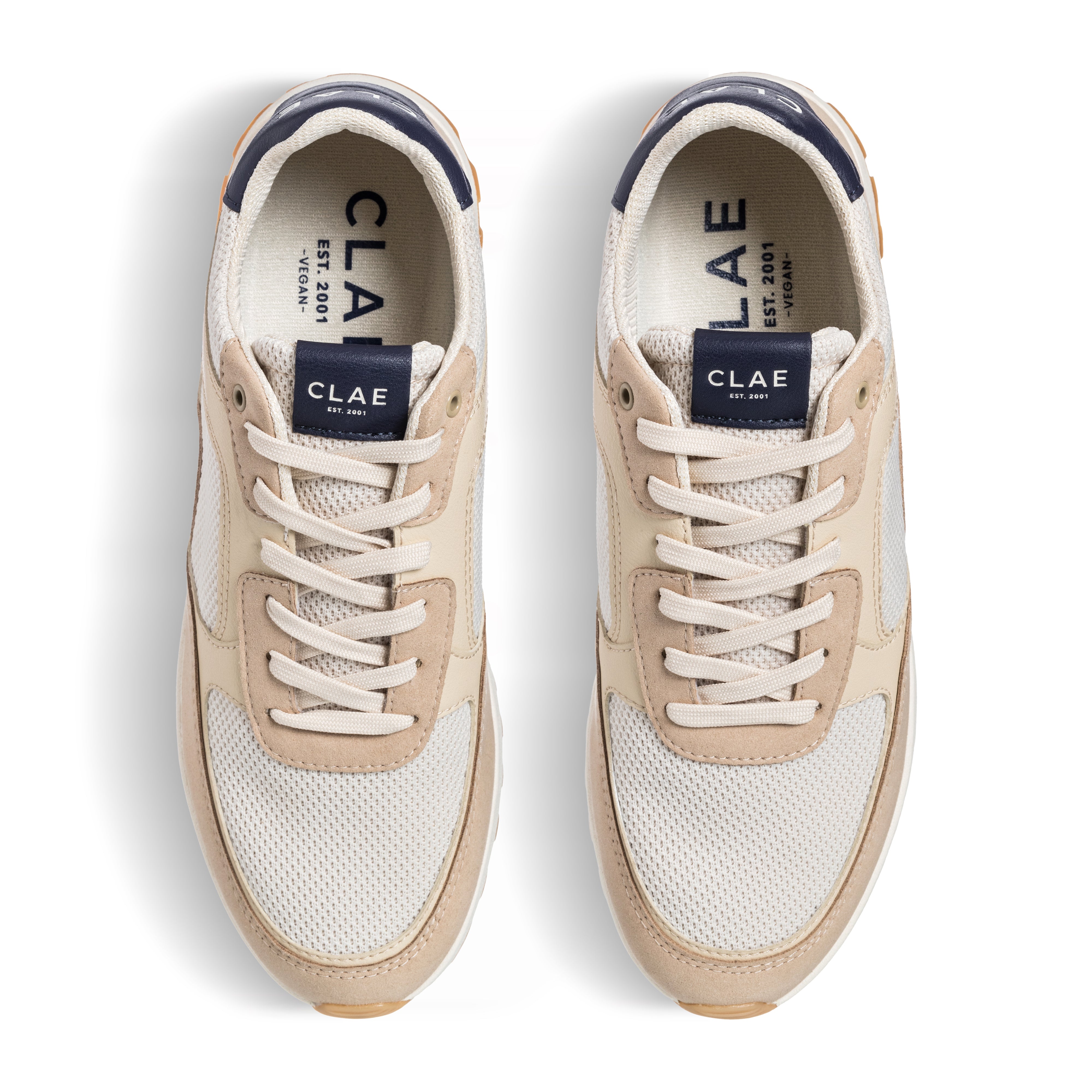clae-joshua-vegan-trainer-safari-off-white-damen image 3