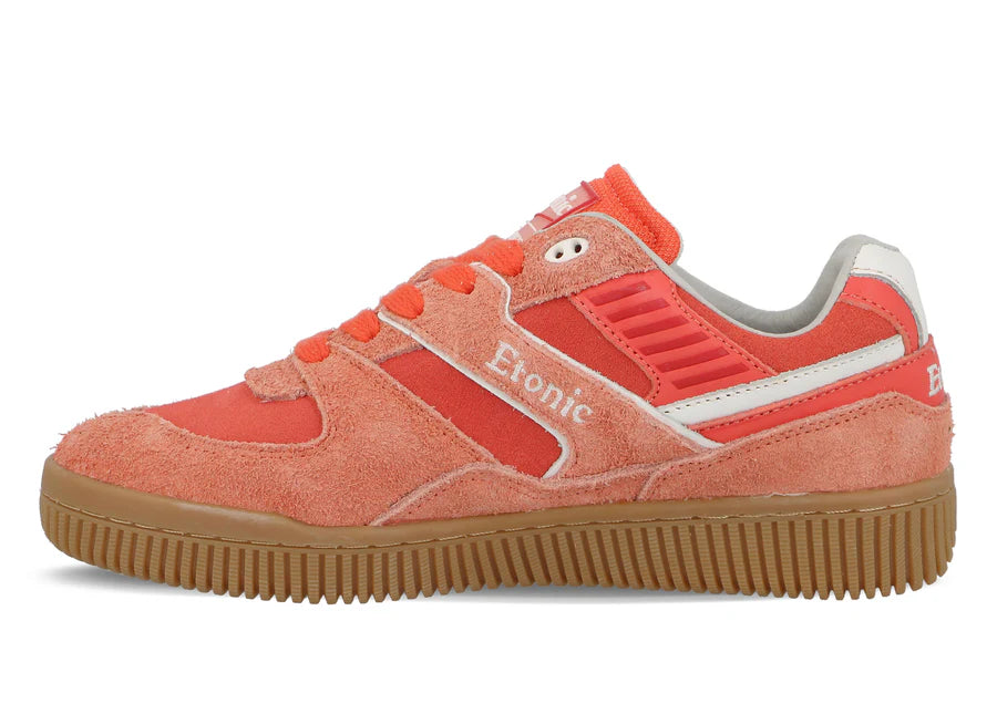 etonic-dropshot-80s-hot-coral-damen-sneaker-veloursleder-nylon image 2