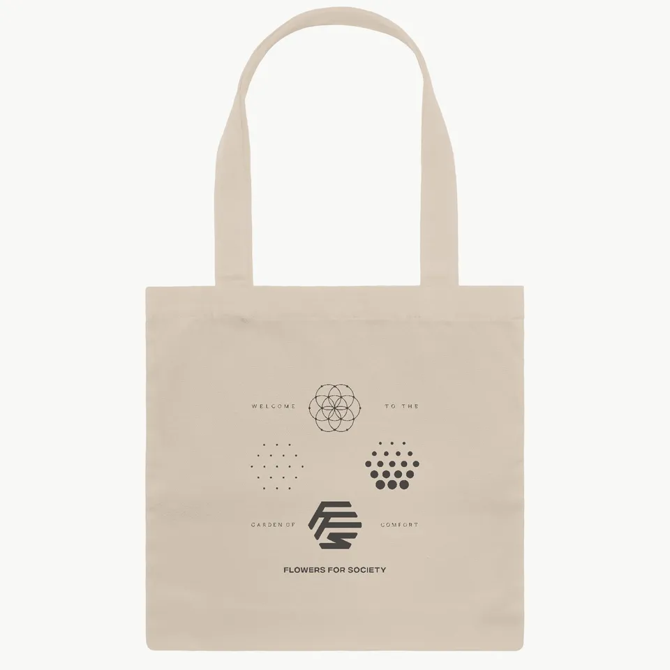 flowers-for-society-jute-bag-og-logos-nature-tote-38x42x13 image 1
