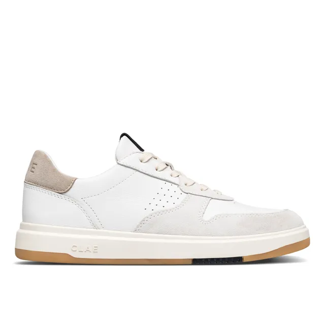clae-moses-court-sneaker-white-feather-black image 1