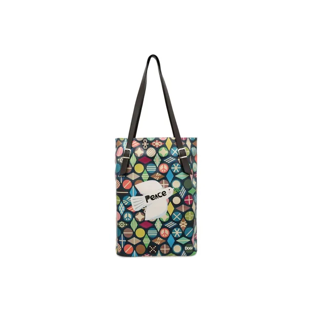 dogo-tall-bag-vegane-damen-umh-ngetasche-peace image 1