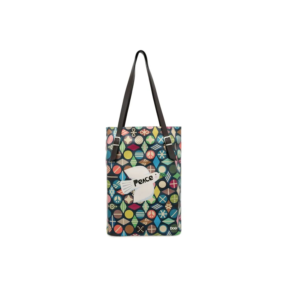 dogo-tall-bag-vegane-damen-umh-ngetasche-peace image 1