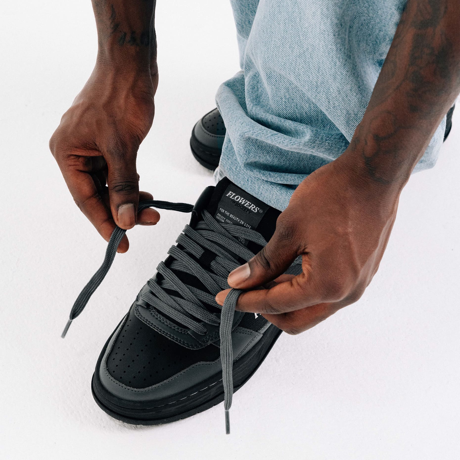 flowers-for-society-offshoot-black-mud-sneaker image 5