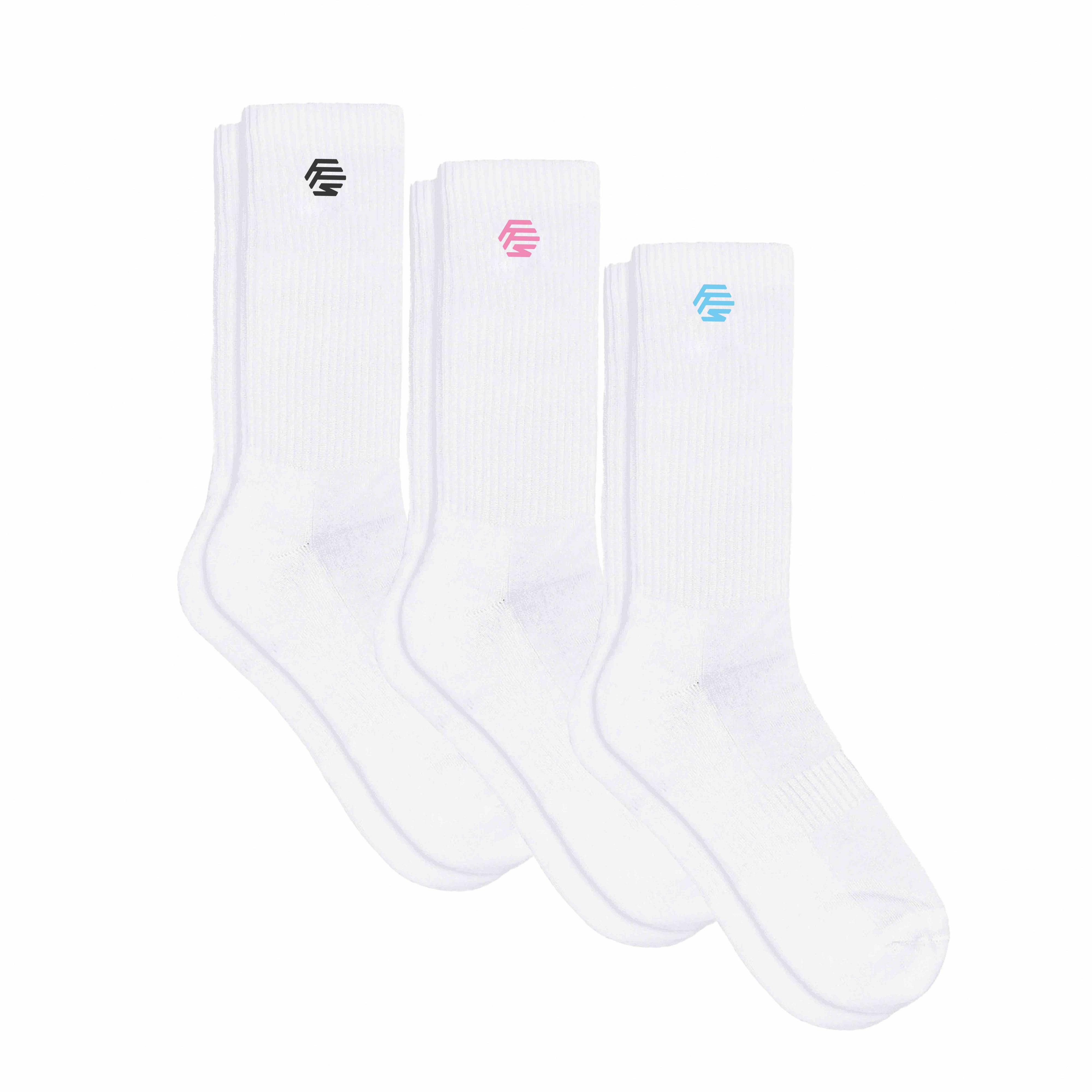 flowers-for-society-socken-3er-pack-white-multicolor image 1