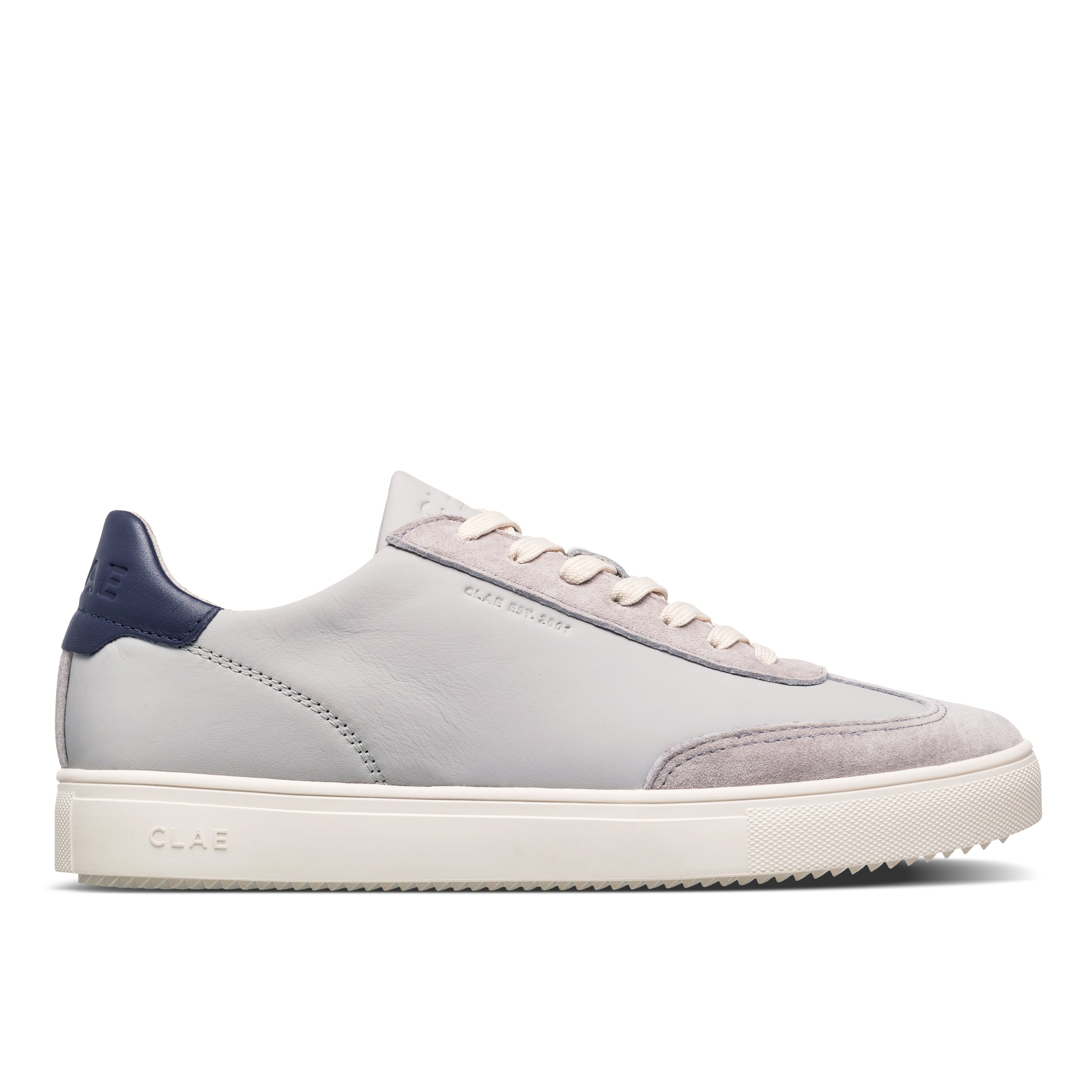 clae-deane-t-toe-court-sneaker-quiet-gray-navy-damen image 1