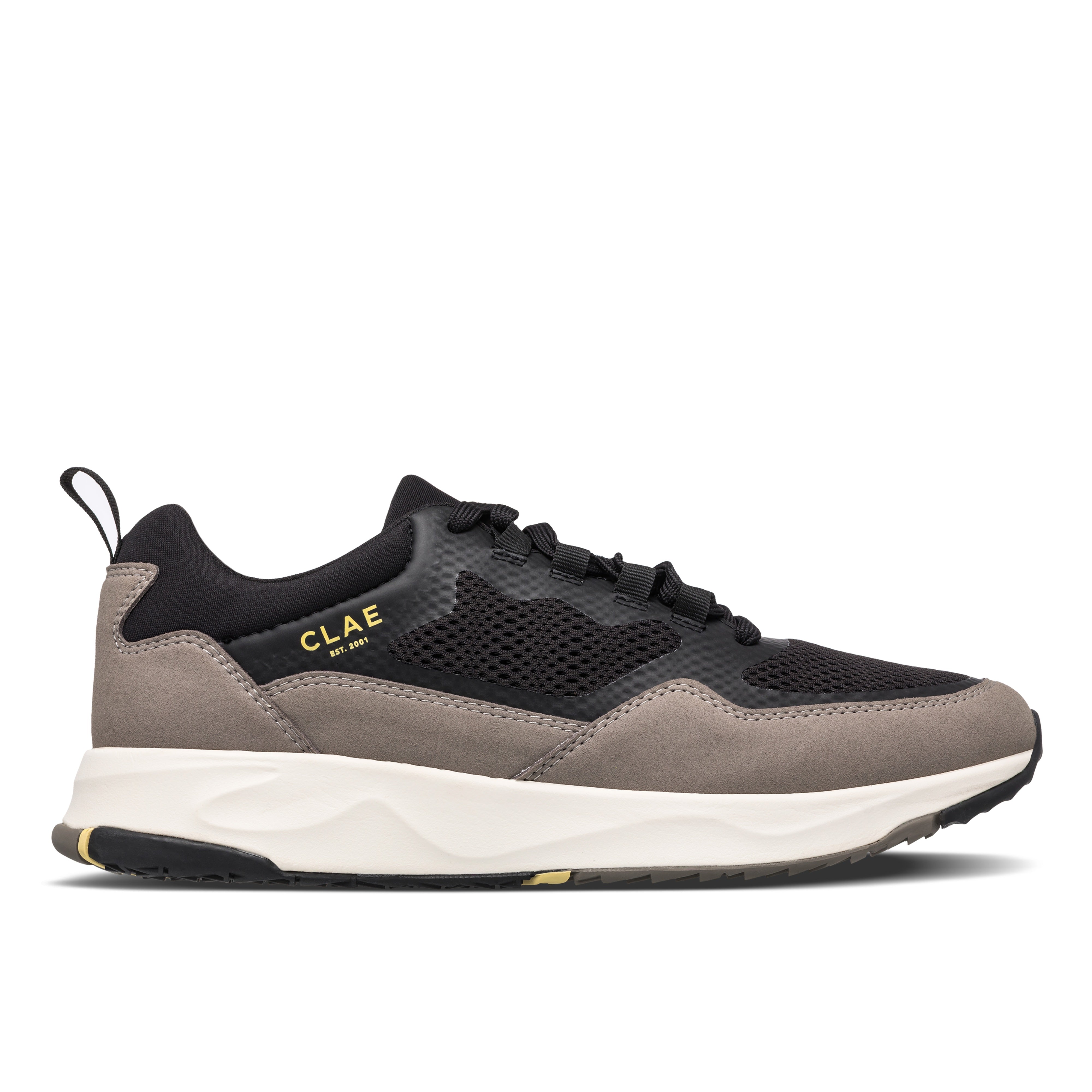 clae-milo-runner-black-fallen-rock-vegan image 1