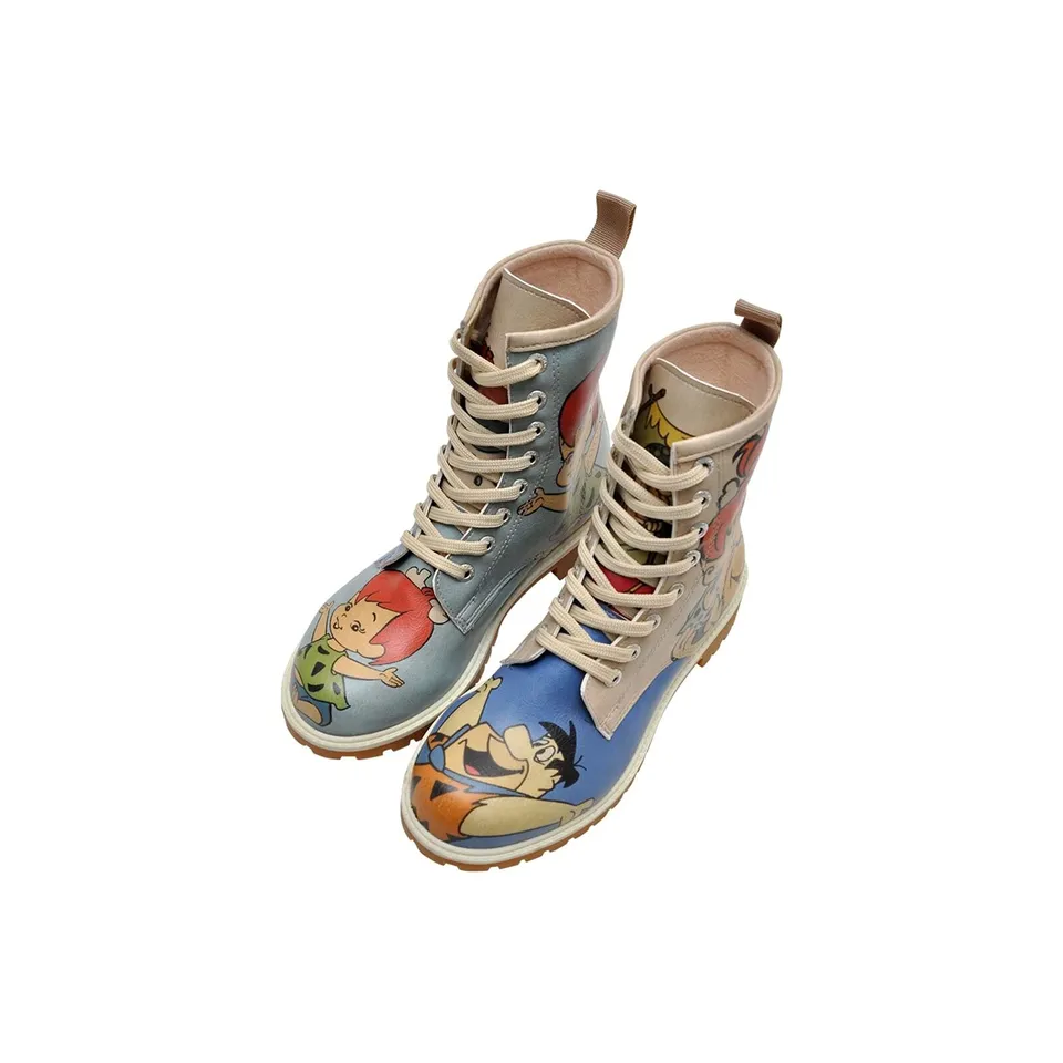 dogo-long-boots-vegane-damen-stiefeletten-trendige-bunte-boots image 1
