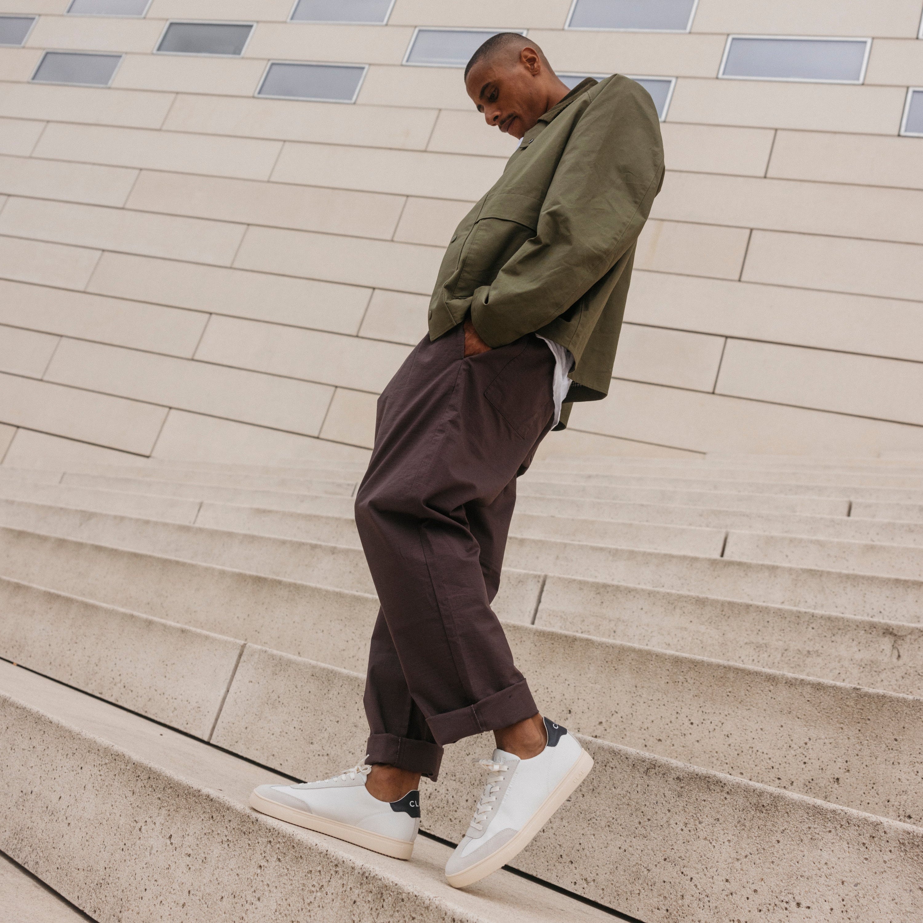 clae-deane-t-toe-sneaker-leder image 2