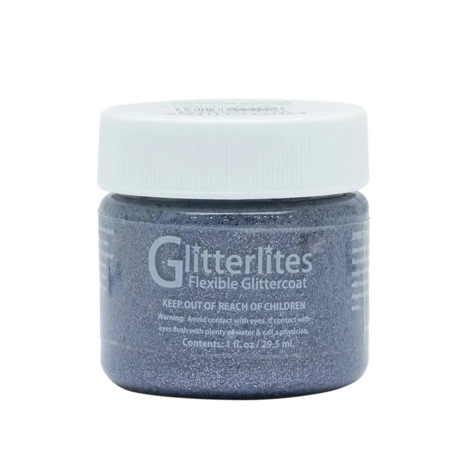 angelus-glitterlites-paint-gunmetal-1-oz-glitzerfarbe image 1