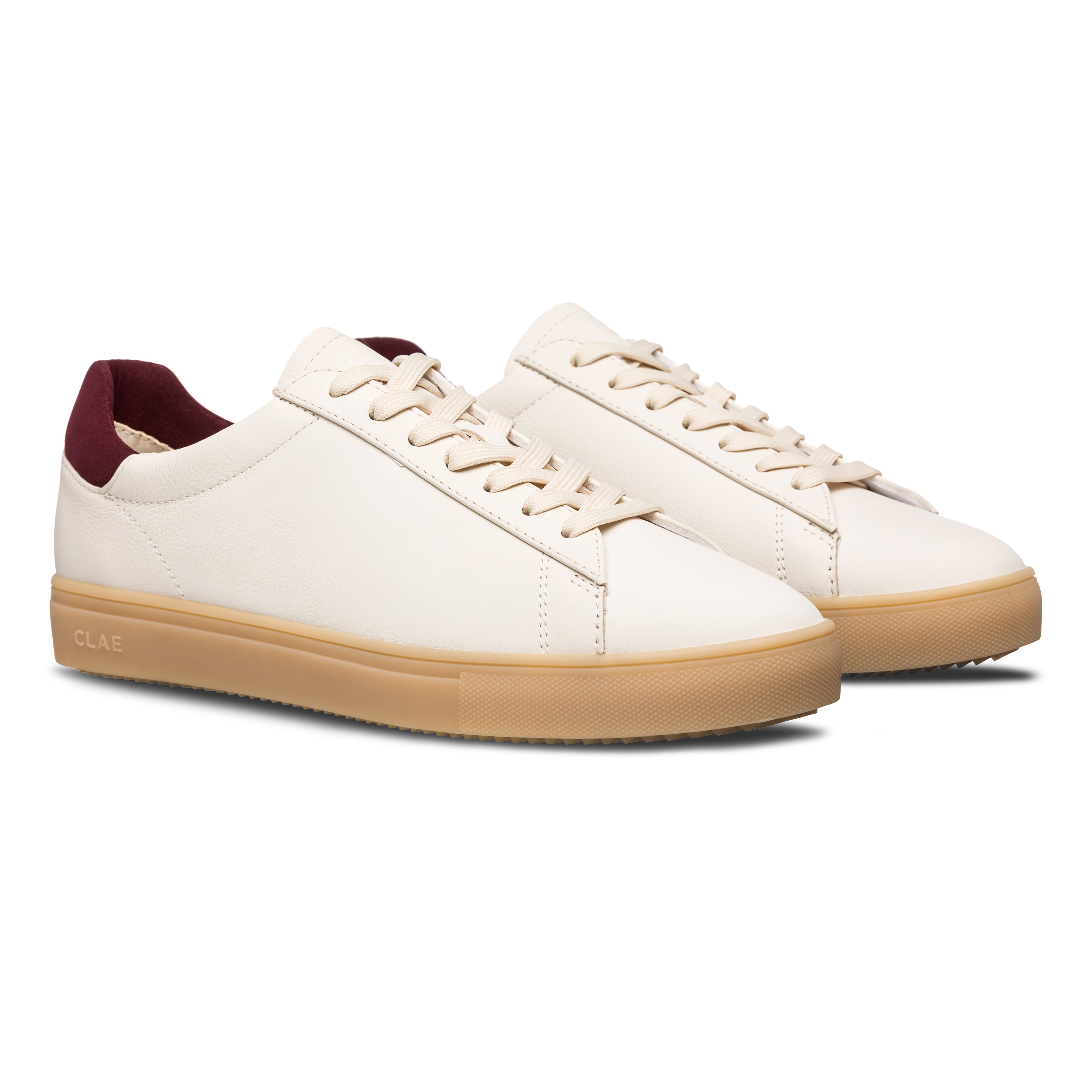 clae-bradley-sneaker-off-white-zinfandel-leder image 3
