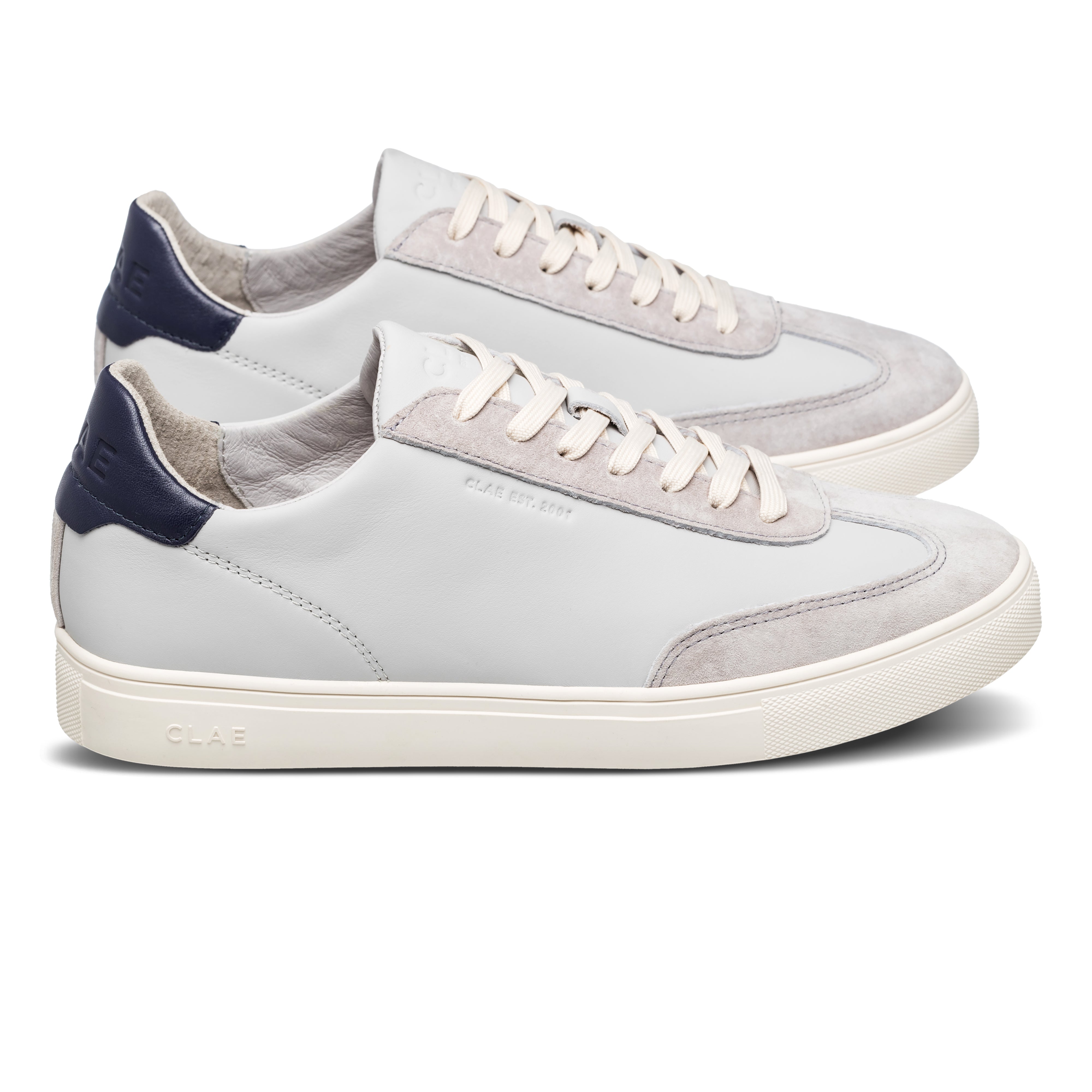 clae-deane-t-toe-court-sneaker-quiet-gray-navy-damen image 7