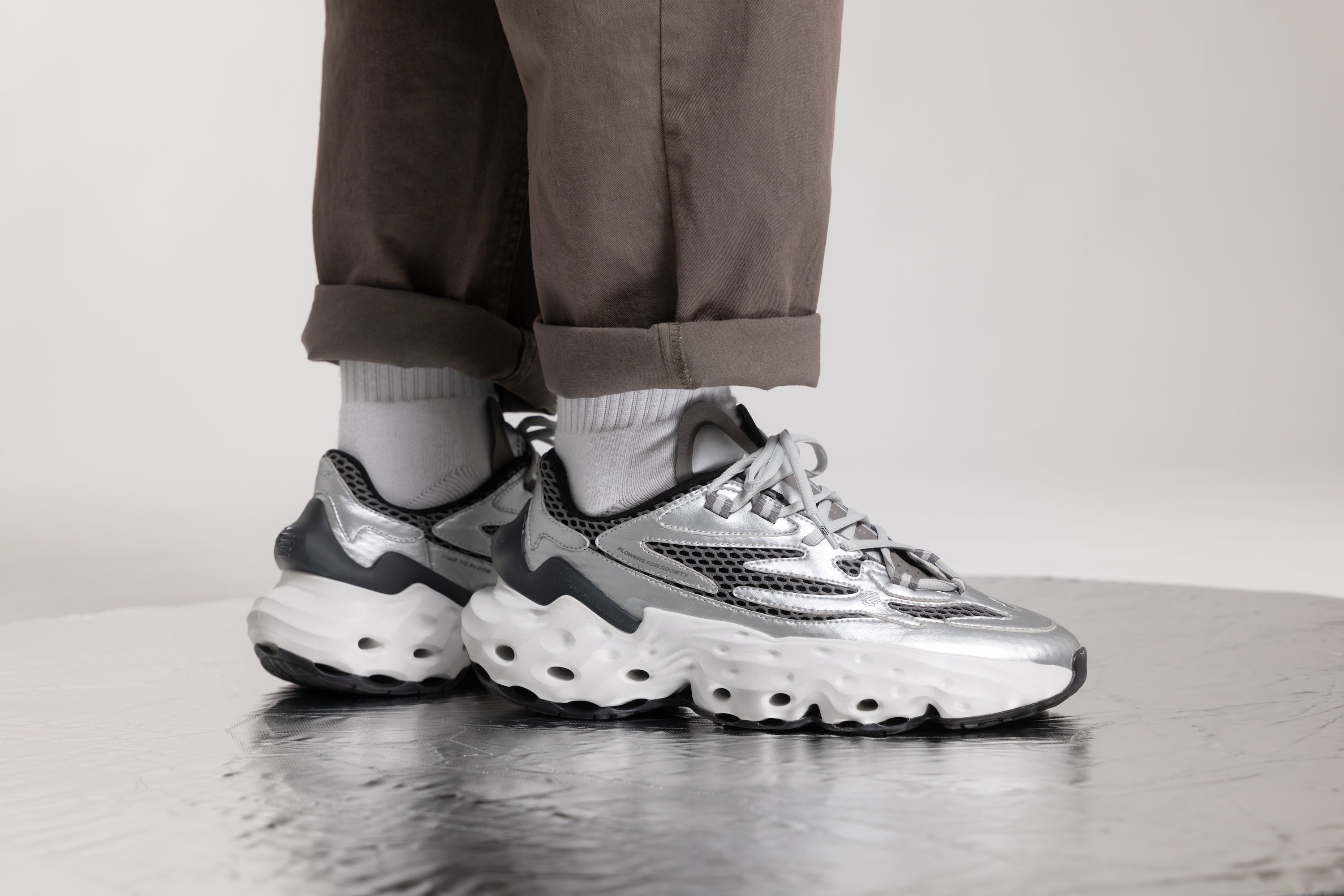 flowers-for-society-seed-one-sterling-sneaker-silber image 7
