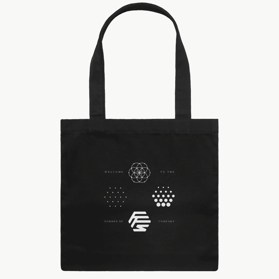 flowers-for-society-jute-bag-sneaker-tote-og-logos-black image 2
