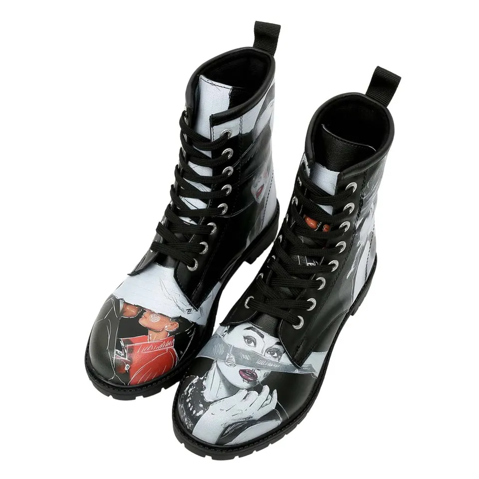 dogo-stiefeletten-go-back-to-being-yourself-vegane-damen-winter-boots image 1