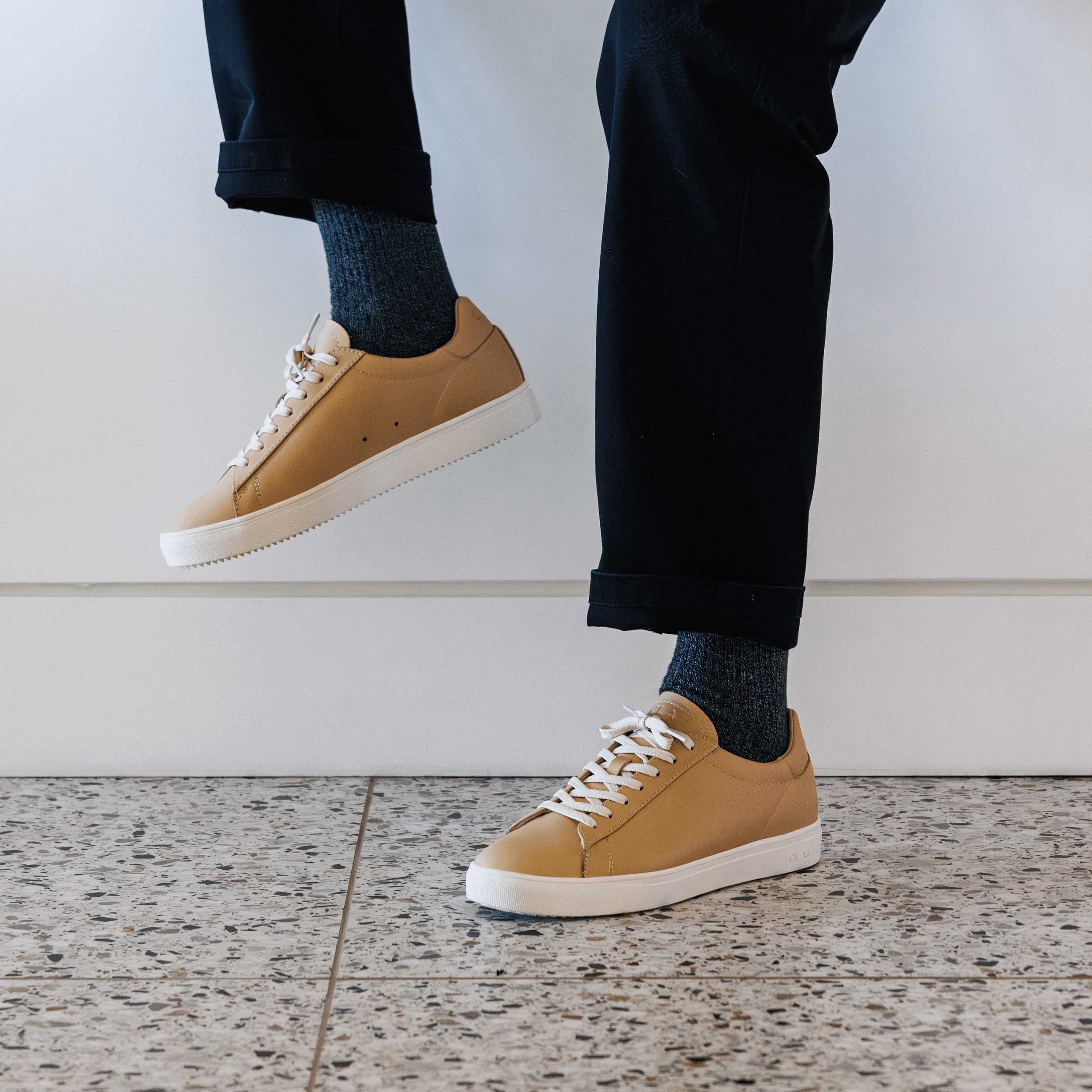 clae-bradley-court-sneaker-natural-leather-minimal-look image 3