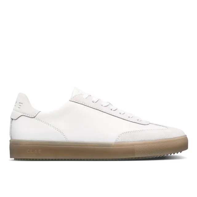 clae-deane-white-silver-mink-clear-damen-court-sneaker image 1