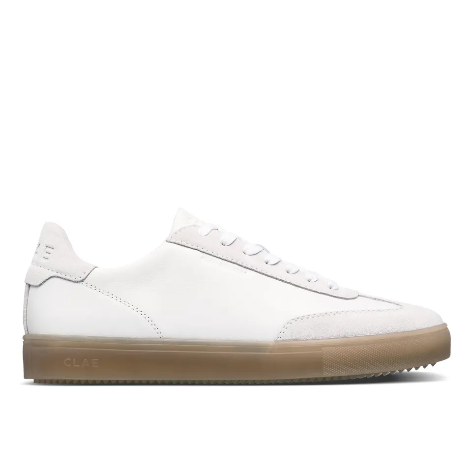 clae-deane-white-silver-mink-clear-damen-court-sneaker image 1