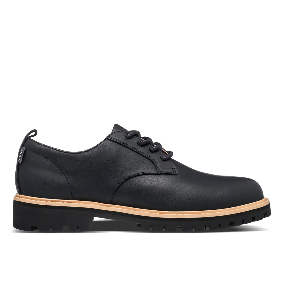 clae-logan-black-natural-leather-heritage-derby-sneaker image 1