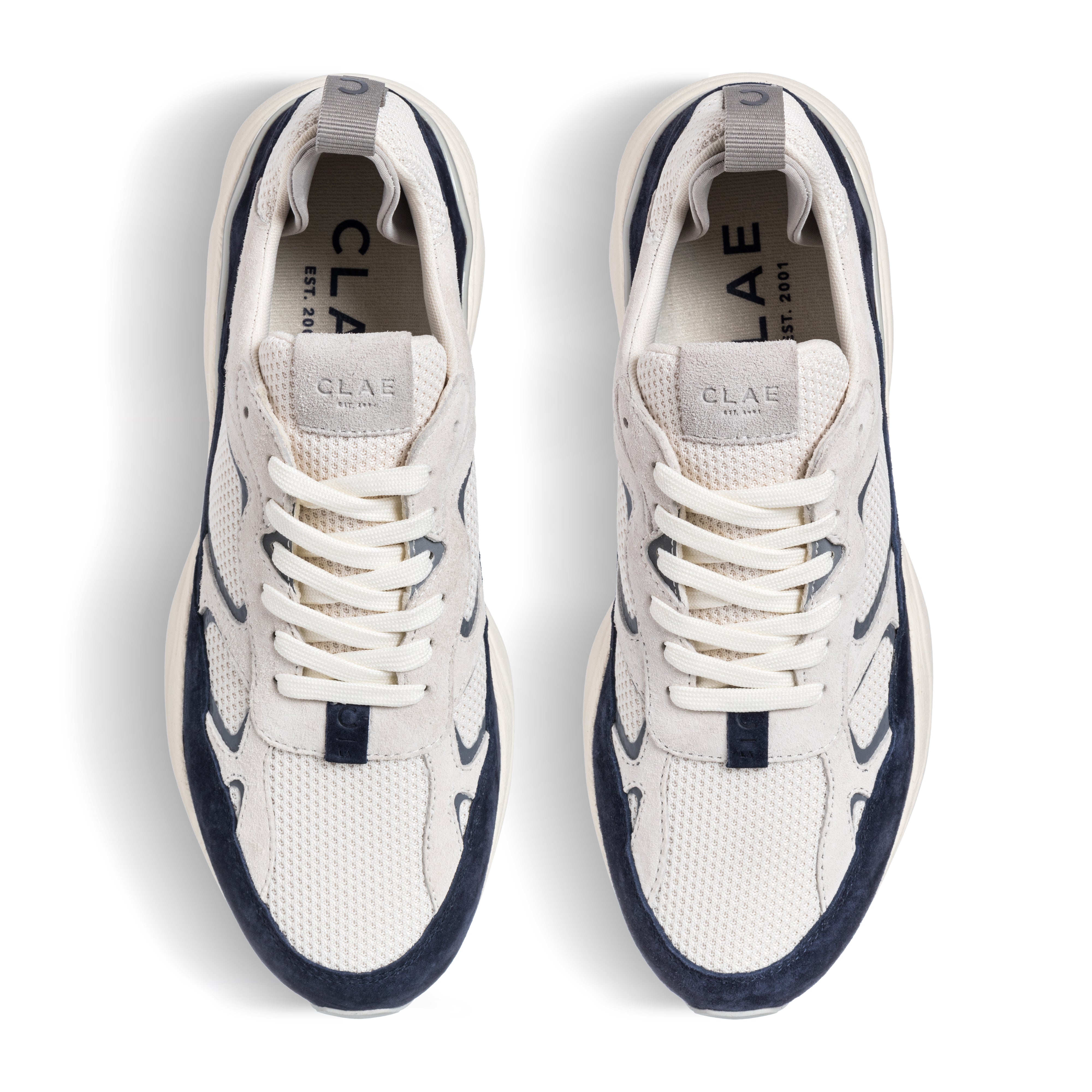 clae-salazar-runner-off-white-navy-mit-vibram-sohle image 3