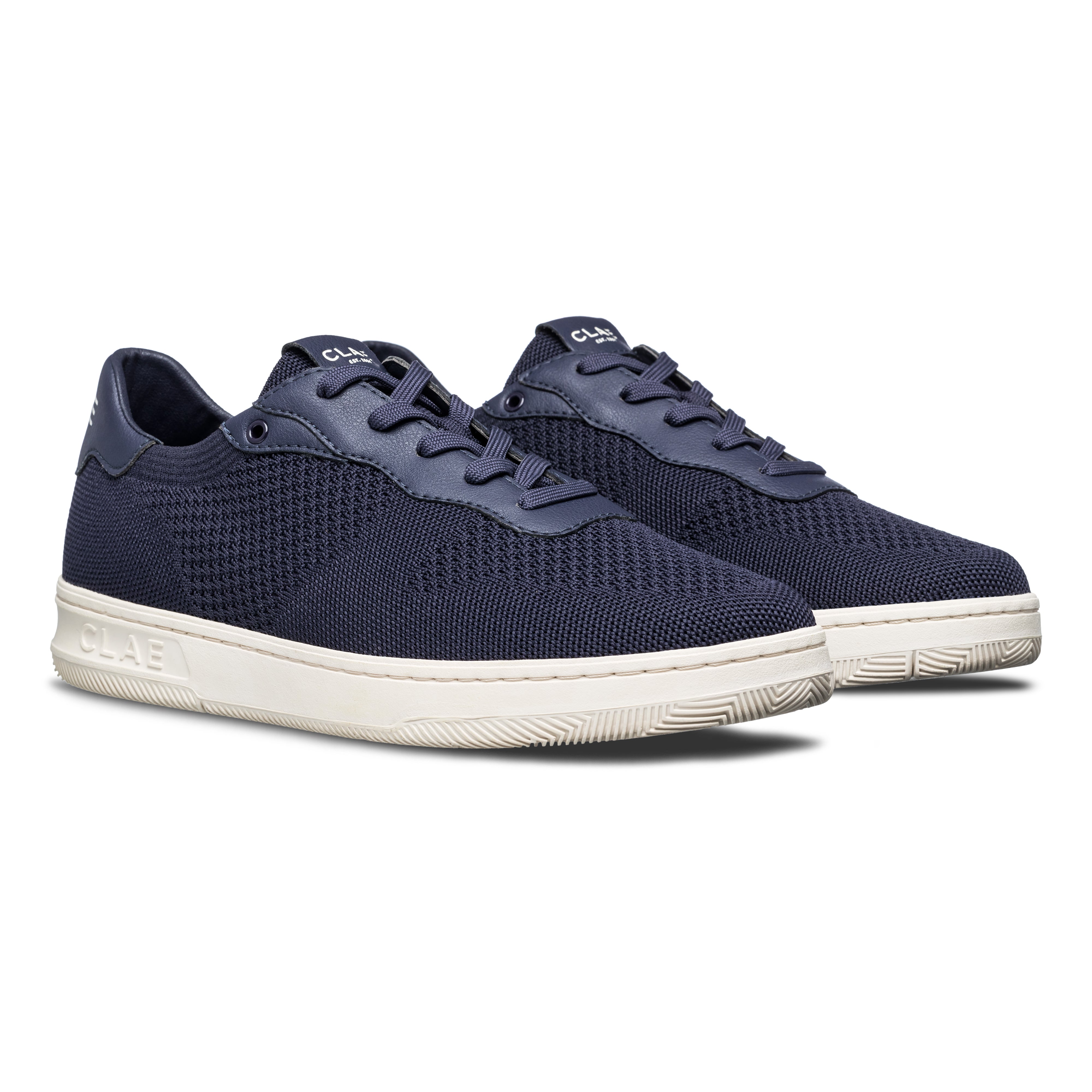 clae-malone-knit-sneaker-navy-vegan-damen image 4