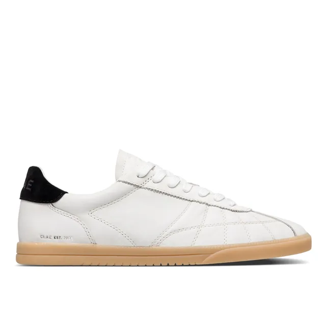 clae-zico-sneaker-white-leather-black image 1