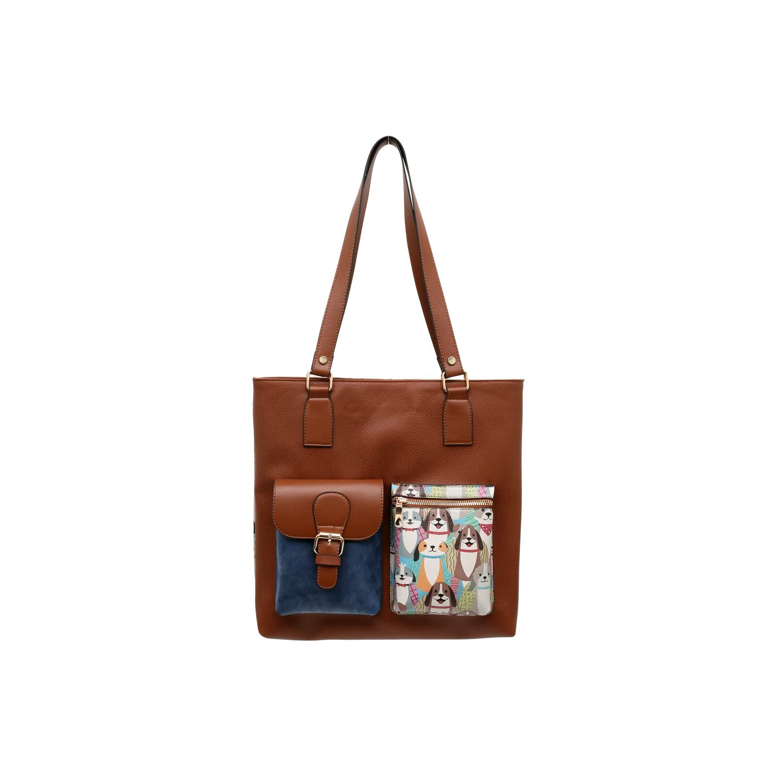 dogo-multi-pocket-bag-vegane-damen-umh-ngetasche-best-friends-forever image 1