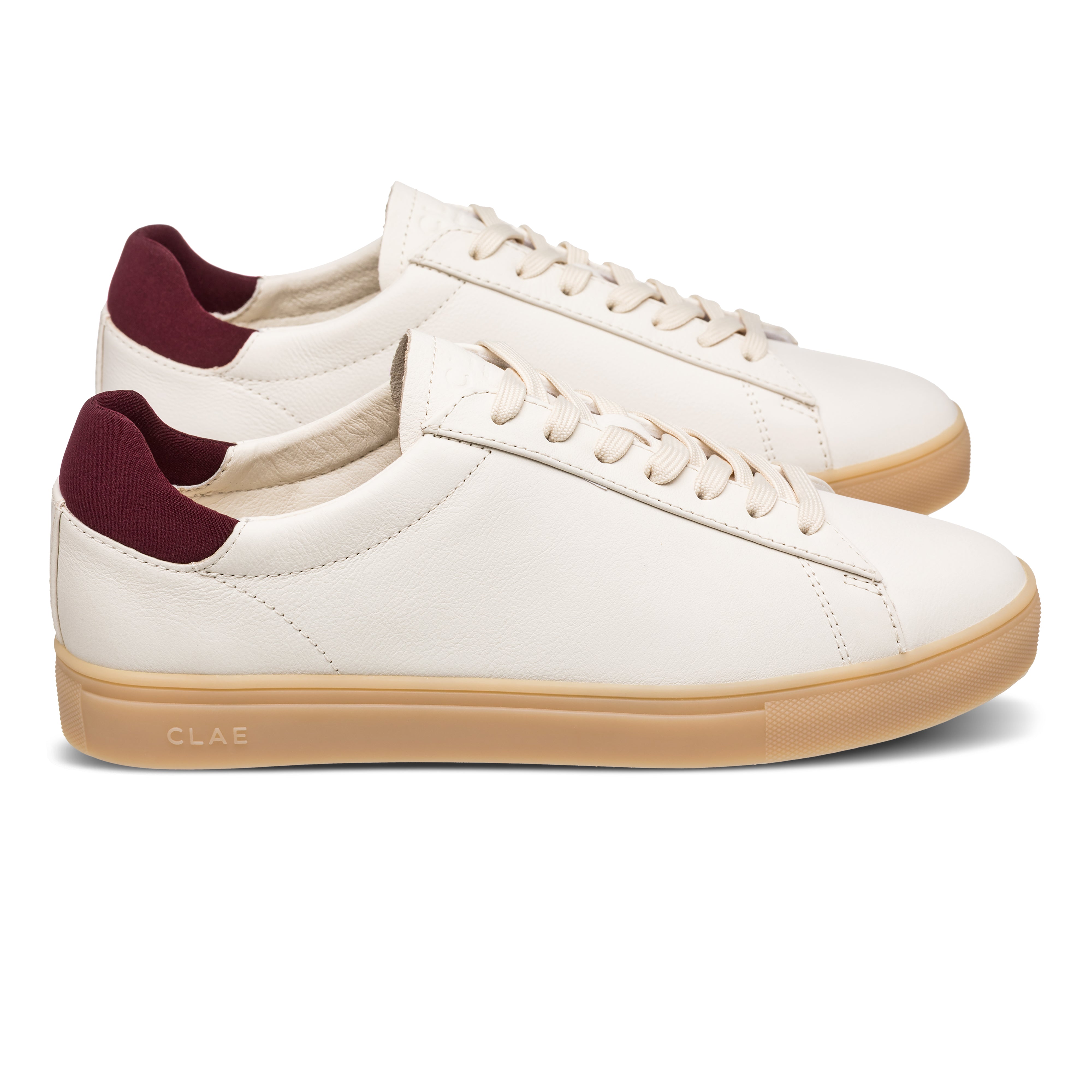 clae-bradley-sneaker-off-white-zinfandel-leder image 5