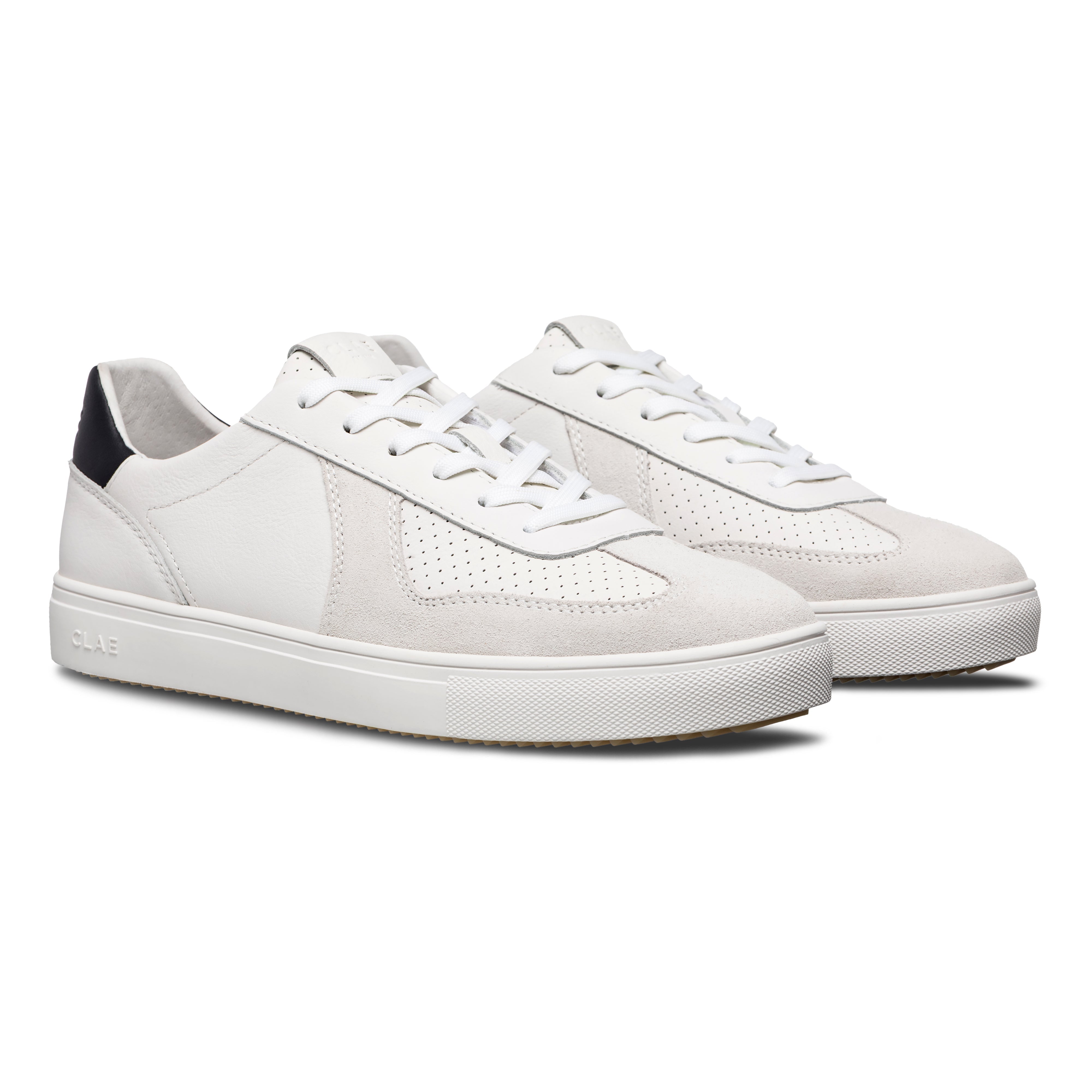 clae-bastian-sneaker-white-leather-navy image 4