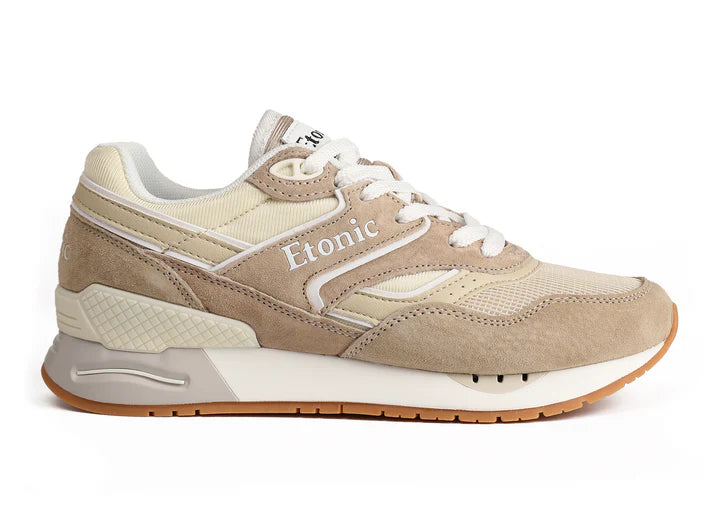 etonic-stable-base-papyrus-sneaker-damen-beige-mesh-wildleder image 2